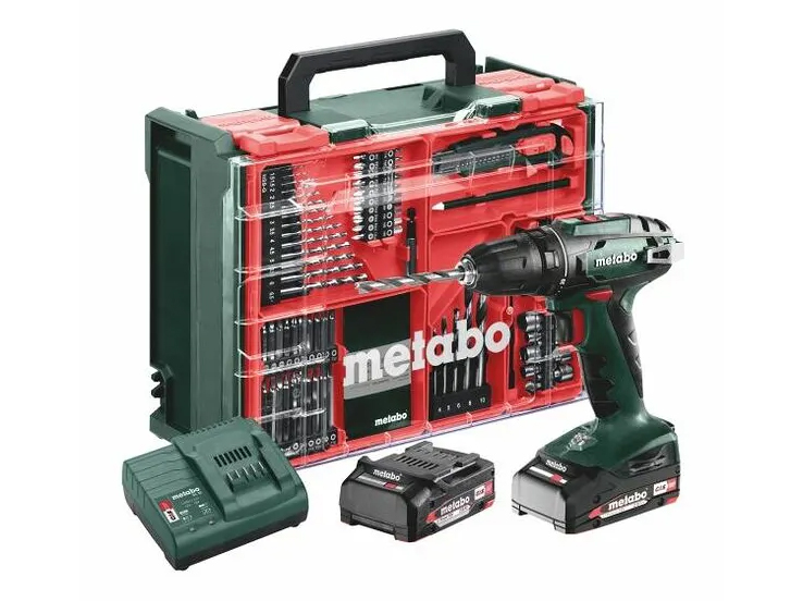  METABO akumulatorska bušilica BS 18 sa priborom (74 kom)