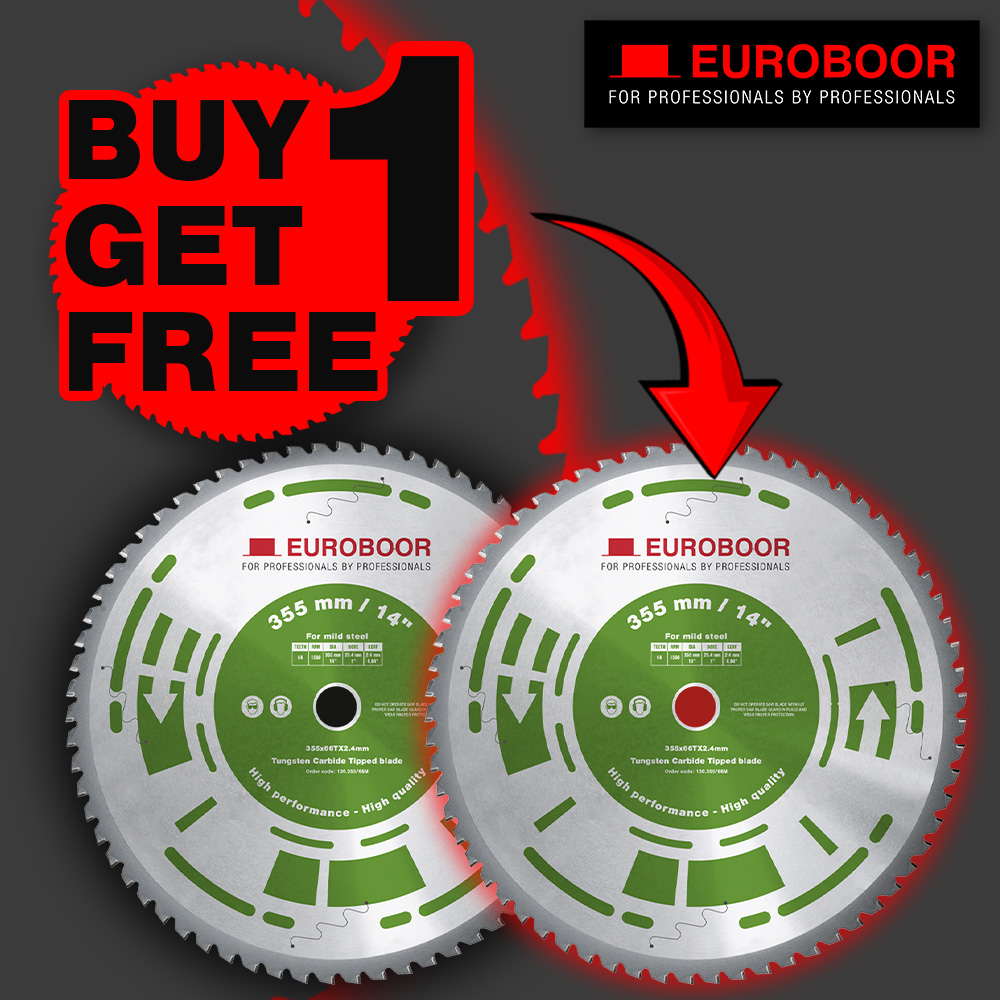   EUROBOOR List kružne pile 355 mm 1+1 GRATIS
