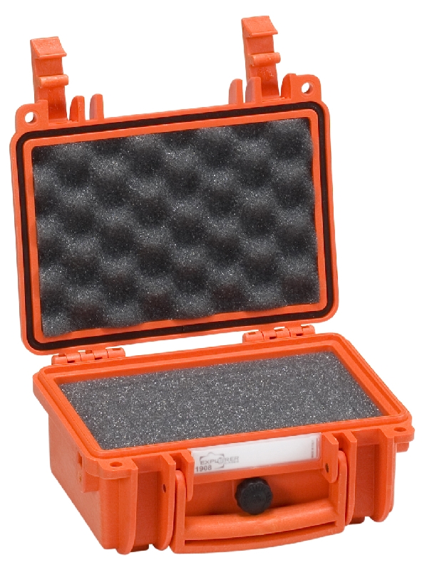 Kofer vodonepropusni  190x125x  85mm narančasti sa spužvom EXPLORER