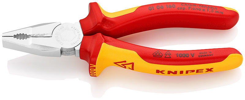 Kliješta kombinirana 190mm VDE (64HRc) KNIPEX