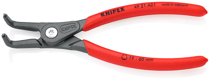 Kliješta seger vanjska  19- 60mm A21 165mm/90° precizna PVC izolirana KNIPEX