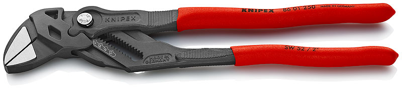 Kliješta/ključ papige 250mm (1.3/4"/46mm) niklana PVC izolirana KNIPEX