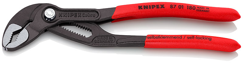 Kliješta papige 180mm (1.1/2") polirana PVC izolirana KNIPEX Cobra