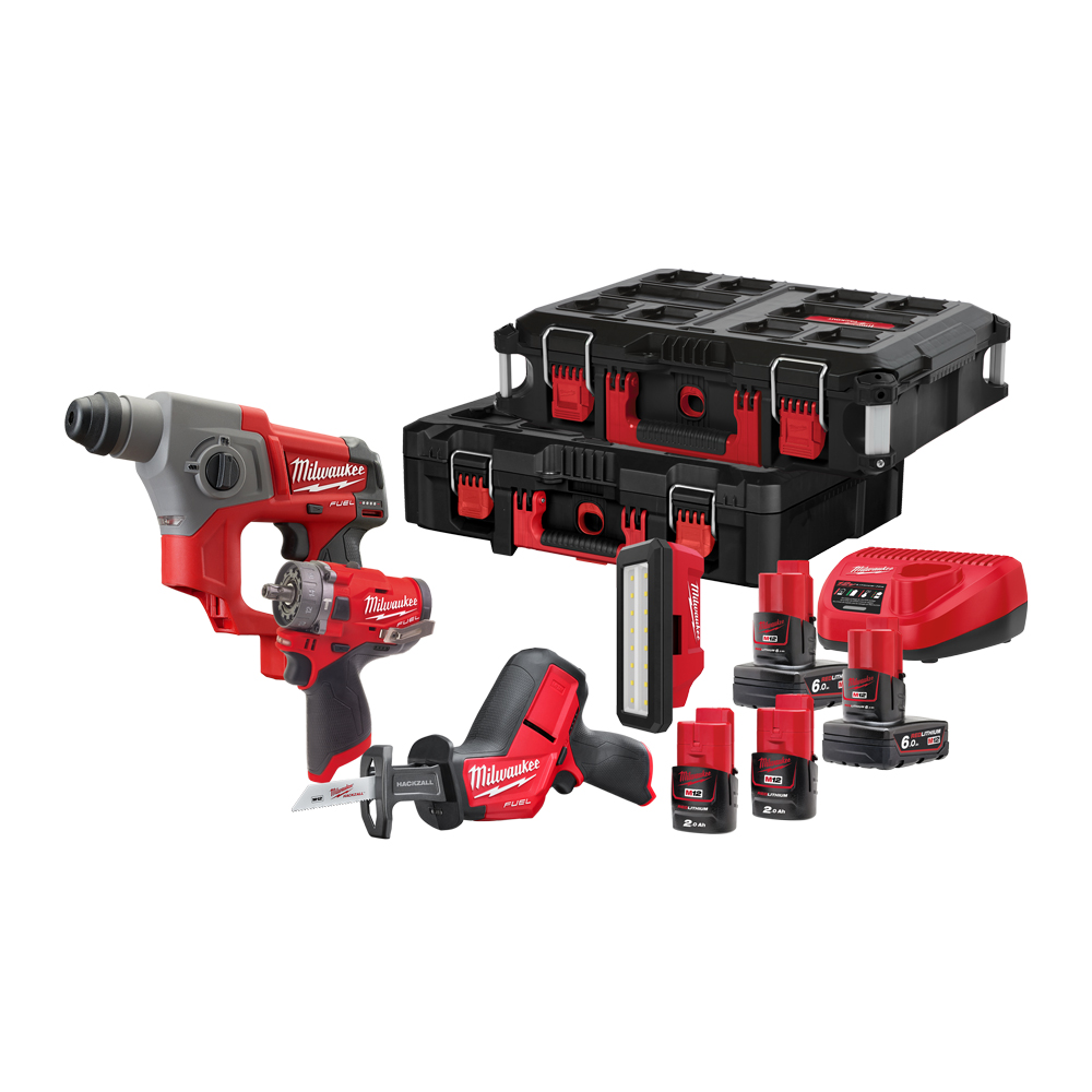   MILWAUKEE M12 FPP4C-624P Set aku 4 alata 4 baterije